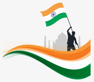 Indian Republic Day Flyaing Indian Flag Png - India Flag Vector Png ...