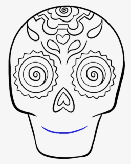 Headphones Skull Scary Easy Skull Drawings Free Transparent Clipart Clipartkey