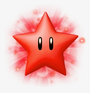 Mario Star Clipart Red - Super Mario Galaxy Red Power Star , Free ...