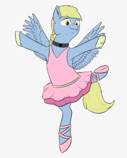 Transparent Ballerina Slippers Clipart - Mlp Rule 34 Derpy , Free