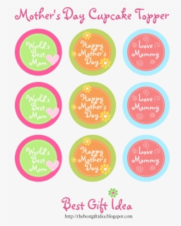 Free Printable Toppers Mother - Mother's Day Cupcake Toppers Free ...