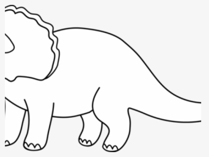 Free Dinosaur Black And White Clip Art with No Background - ClipartKey