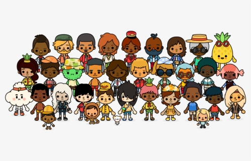 Toca Boca Stable Characters , Free Transparent Clipart - ClipartKey