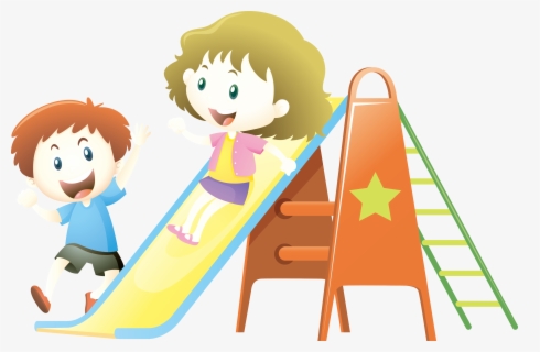 Child Playground Slide Illustration - Gif Toboggan , Free Transparent ...