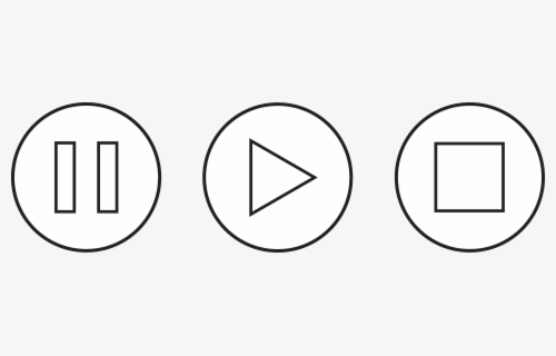 Clipart Pause Button - Play Stop Pause Buttons , Free Transparent ...