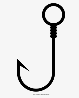 Fishing Hooks Coloring Page - Calligraphy , Free Transparent Clipart ...