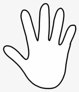 Handprint Outline - Baby Hand Print Outline , Free Transparent Clipart ...
