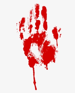 Bloody Handprint Png Transparent Bloody Hand Print Free Transparent Clipart Clipartkey - bloody hand roblox