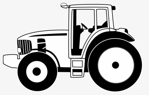 free tractor black and white clip art with no background clipartkey free tractor black and white clip art
