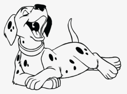 Dalmatian Dog Decal - Happy Dalmatian Cartoon , Free Transparent ...