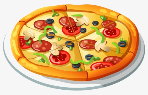 Transparent Pizza Fractions Clipart - Kids Castle , Free Transparent ...