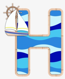 Letters Clipart Nautical - Nautical Each Letters Alphabet , Free ...