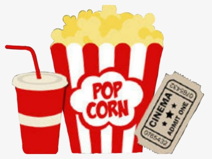 Transparent Movie Clipart Png - Popcorn Thank You Cards , Free ...