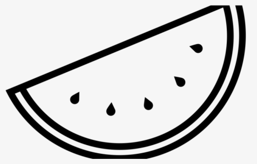 Watermelon Black And White Clipart Printable Watermelon Coloring Page