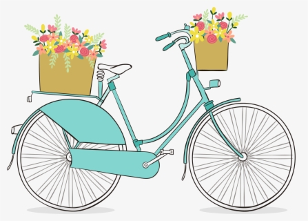 Free Romantic Bicycle Clip Art Set 2 Free Pretty Things - Vintage ...