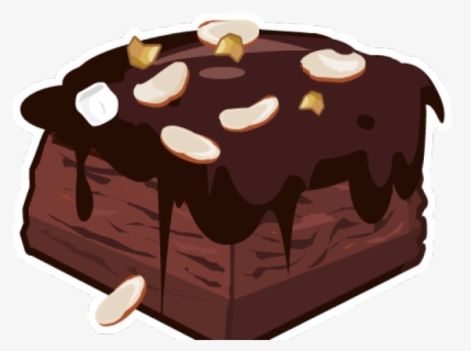 Brownie Clipart Animated - Cartoon Brownies Transparent Background