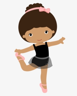 Transparent Kids Dance Clipart - Bailarina Morena Desenho Png , Free ...