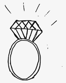Transparent Diamond Ring Clipart Png - Engagement Ring , Free ...