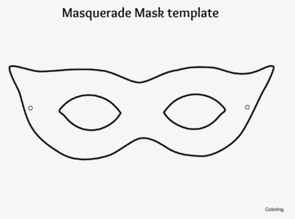 Masquerade Clipart Black And White - Line Art , Free Transparent ...