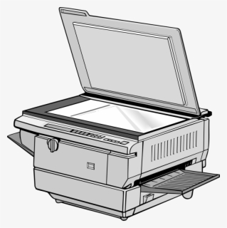 black and white xerox machine
