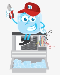 Icecubeman Ice Machine Clip Art Free Transparent Clipart Clipartkey