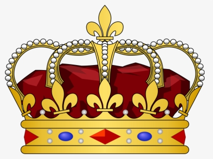 File French Heraldic King - King Of France Crown , Free Transparent ...