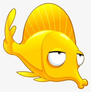 Fish Clipart Ocean Life - Funny Fish Png Cartoon , Free Transparent ...