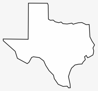Texas Blank Map Clip Art - State Of Texas Black , Free Transparent ...
