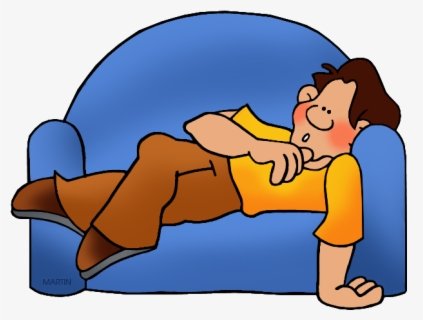 Lazy Clipart Couch Tv - Couch Potato Png , Free Transparent Clipart ...