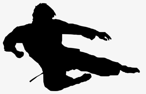 Clip Art Karate Clip Art Transprent - Karate Silhouette Png , Free ...