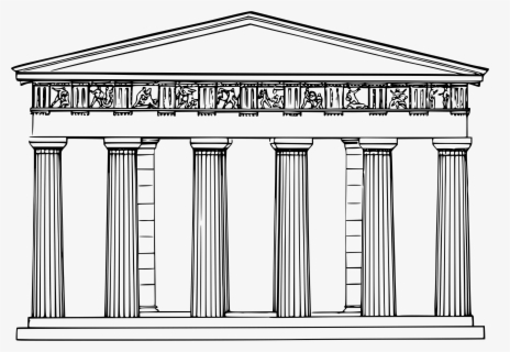 Temple Clipart The Parthenon - Ancient Greece Influence American ...