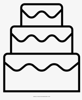 Wedding Cake Coloring Page - Dibujos Para Colorear Pasteles , Free ...