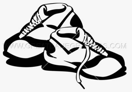 Basketball And Shoes Clipart - Transparent Sneakers Cartoon , Free ...