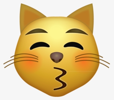 Transparent Cute Cat Face Clipart - Cat Emoji , Free Transparent ...