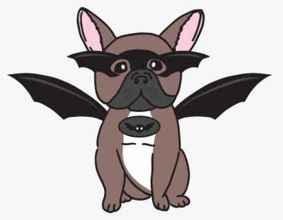 Transparent Cute French Bulldog Clipart Batpig Free