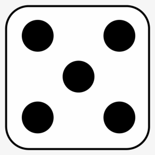 Dot Clipart One - Five Side Of Dice , Free Transparent Clipart - ClipartKey