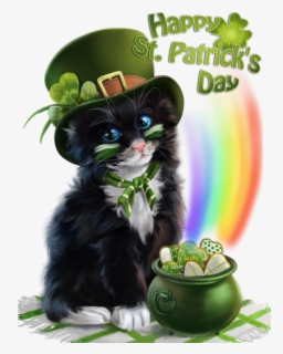 St Patricks Day Clipart Cats , Free Transparent Clipart - Clipartkey