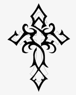 Cross Cruz Tattoo Tatuagem Tribal Freetoedit - Cross , Free Transparent ...