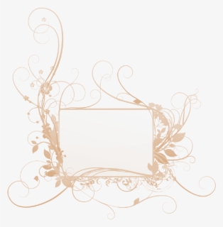 Download Wedding Border Vector Filigree Frame Clipart Image - Line Art