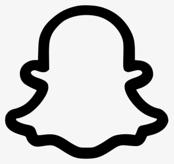 Snapchat Icon Snapchat Snap Chat Png And Vector Snapchat Icon Black And White Free Transparent Clipart Clipartkey