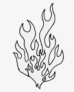 Flames Clipart Traceable - Traceable Flames , Free Transparent Clipart ...