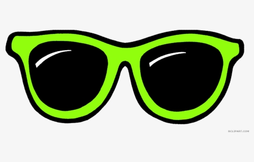 Clipart Black And White Download Sunglass Clipart Neon - Sunglasses 