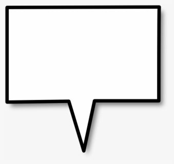 Download Square Speech Bubble Clipart Speech Balloon - Box With Arrow ...