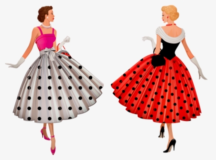 Vintage Women, 1950"s, Sexy, Old-fashioned, Women - Carnaval 2020 Gran