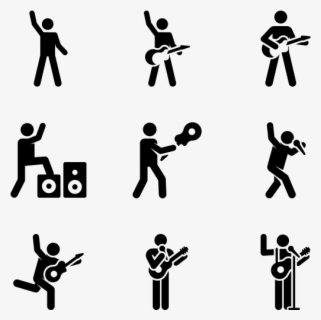 Rock And Roll - Play Guitar Icon Png , Free Transparent Clipart ...