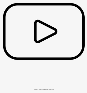 Youtube Coloring Page - Youtube Logo Coloring Page , Free Transparent