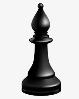 Bishop Black Chess Piece Png Clip Art - Black Bishop Chess Piece , Free ...