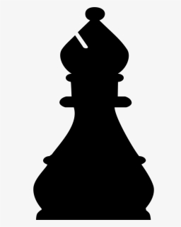 Bishop Chess Piece Silhouette , Free Transparent Clipart - ClipartKey