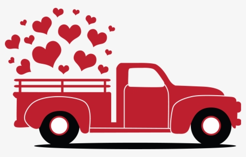 26+ Valentine Truck Svg Free Images Free SVG files | Silhouette and