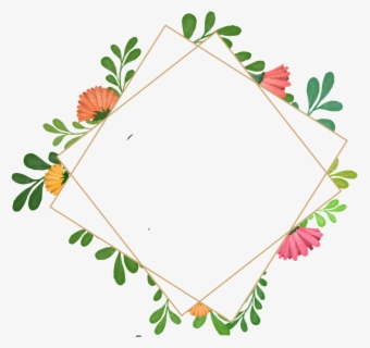 Wreath Frame Border Flower Leaf Bingkai Daun Hijau Melingkar Free Transparent Clipart Clipartkey